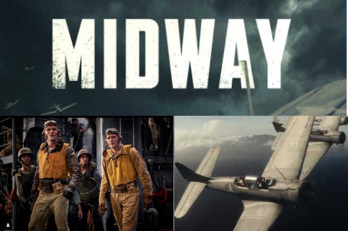 <p>Ket Foto: Film Midway yang mengisahkan tentang perang antara Amerika dan Jepang (Foto/Instagram/@midwaymovie)</p>

