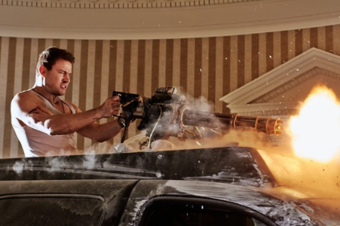<p>Ket Foto: Film White House Down yang dibintangi Channing Tatum (Foto/Instagram/@reiner_bajo_stills)</p>

