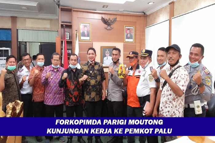 <p>Foto: Forkopimda Kunjungan Kerja ke Pemkot Palu, Ist)</p>
