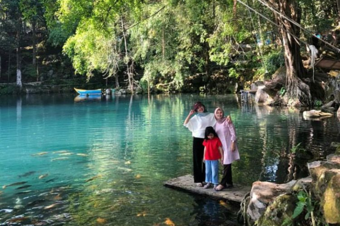 <p>Ket Foto:  Telaga Biru Cicereum Kuningan (foto/instagram/telagabiruciceremofficial)</p>
