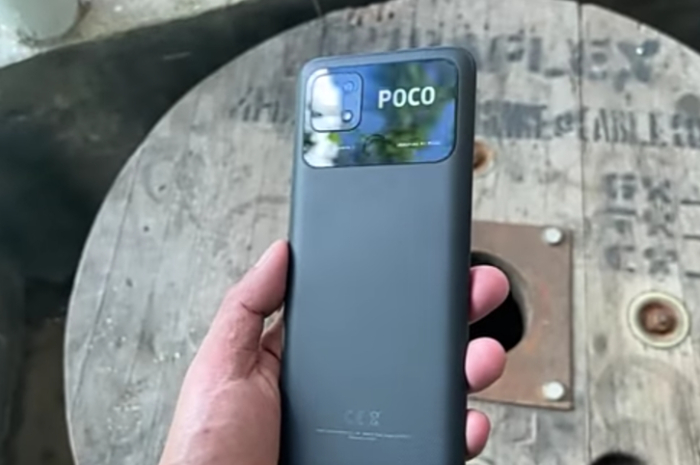 <p>Foto Poco C40 (foto/youtube/@maugadget)</p>
