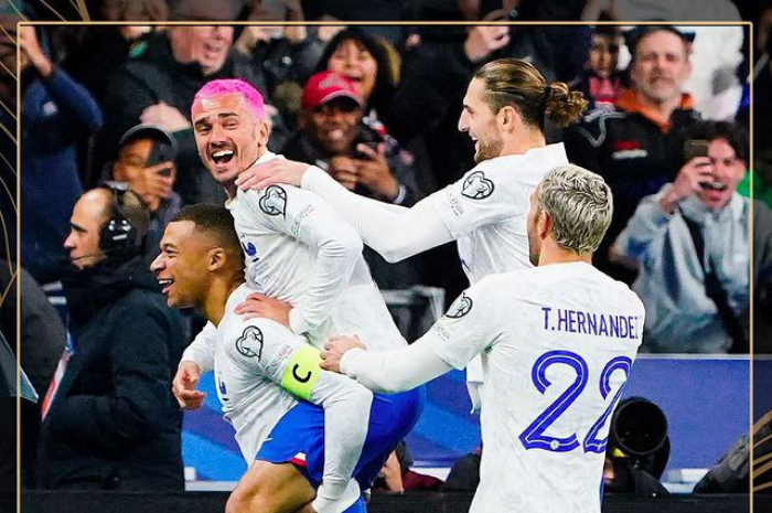 <p>Ket. Foto: Para Pemain Prancis (Foto/Instagram/@equipedefrance)</p>
