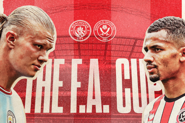 <p>Ket Foto: Foto poster FA CUP antara Manchester City vs Sheffield United (Foto/Twitter/Sheffield United)</p>
