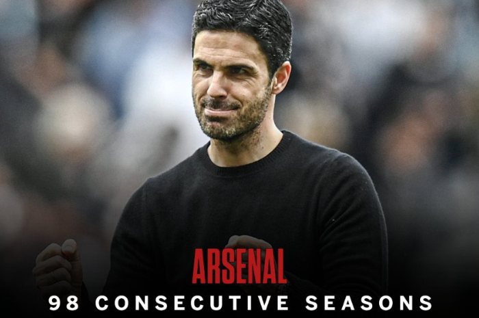 <p>Ket Foto: Foto pelatih Arsenal, Mikel Arteta yang telah membawa Arsenal Berjaya (Foto/Twitter/@idextratime)</p>
