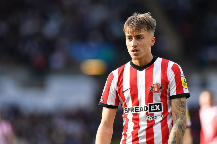 <p>Ket Foto: Foto pemain dengan posisi Winger di Sunderland, Jack Clarke (Foto/Twitter/@idextratime)</p>
