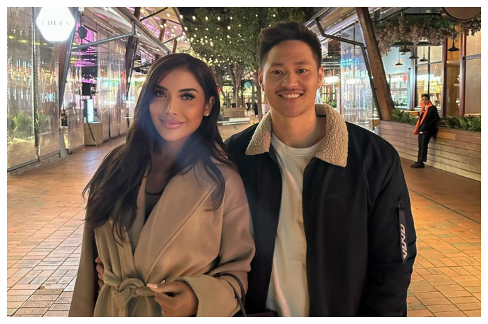 <p>Ket Foto: Millen Cyrus dan Lionel Lee minta restu pada Ashanty untuk acara lamarannya (Foto/Instagram/@millencyrus)</p>