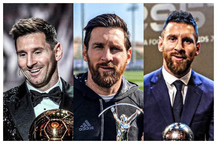 <p>Ket Foto: Foto Lionel Messi dengan segudang prestasinya (Foto/Twitter/Leo Messi)</p>
