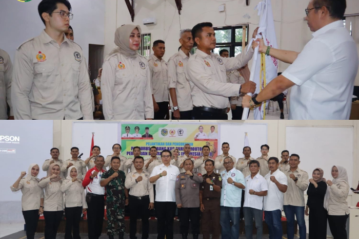 <p>Ket.Foto: berlangsungnya kegiatan pelantikan pengurus PBFI Parigi Moutong (Foto/Prokopim Parigi Moutong)</p>
