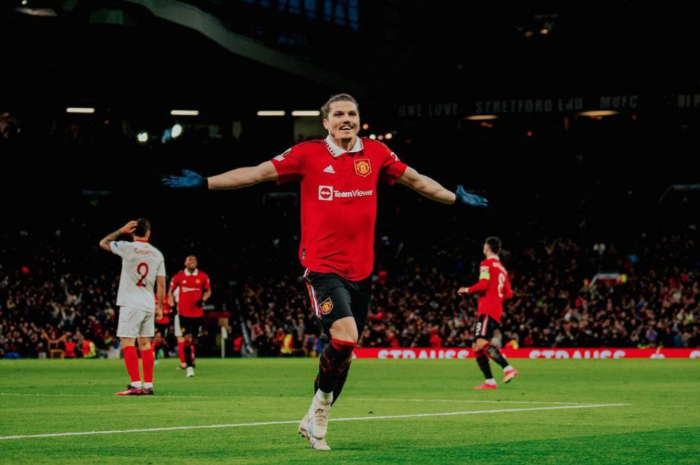 <p>Ket. Foto: Marcel Sabitzer pemain sepak bola asal Austria yang kini dipinjamkan ke klub Manchester United (Foto/Instagram/@marcel7sabitzer)</p>
