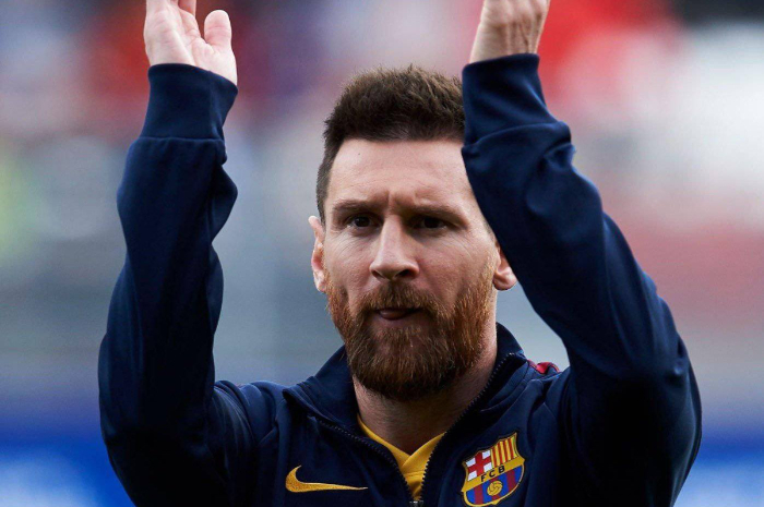 <p>Ket Foto: Foto Lionel Messi dulu saat masih bermain di Barcelona (Foto/Twitter/@idextratime)</p>

