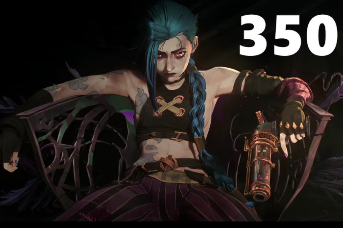 <p>Ket Foto: Foto dari karakter game LOL, Jinx (Foto/Twitter/KaminariHeikki)</p>

