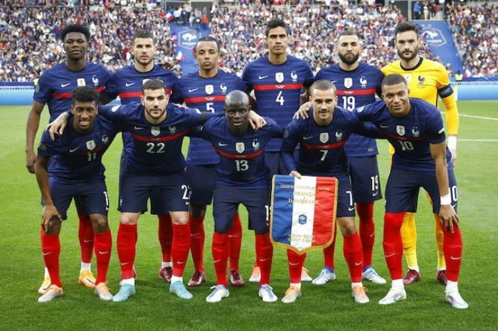 <p>Ket Foto: Skuad Tim Prancis pada UEFA Nations League 22/23 ((c) AP Photo)</p>
