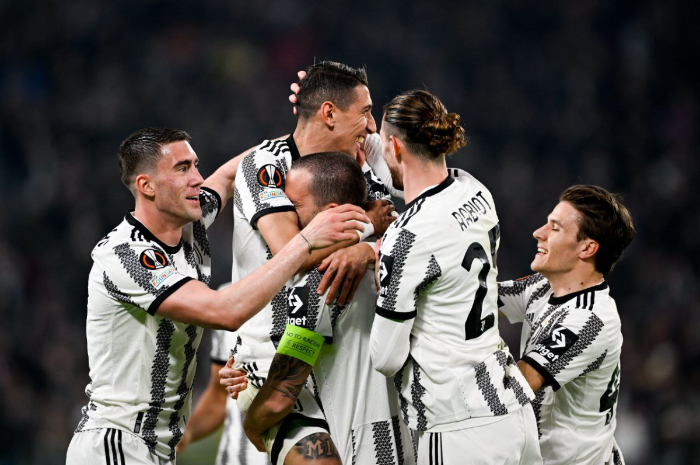 <p>Ket. Foto: Para Pemain Tim Juventus (Foto/Twitter/@EuropaLeague)</p>
