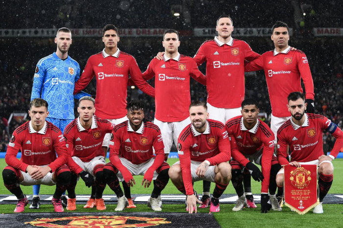 <p>Ket. Foto: Skuad Pemain Manchester United (Foto/Twitter/@ManUtd)</p>

