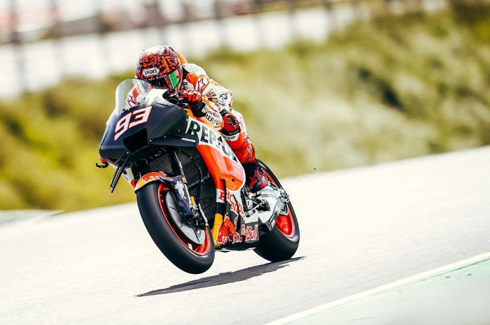 <p>Ket. Foto: Marc Marquez Pembalap Honda di MotoGP (Foto/Instagram/@hrc_motogp)</p>
