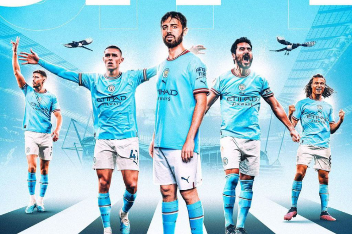 <p>Ket. Foto: Para Pemain Manchester City (Foto/Instagram/@mancity)</p>
