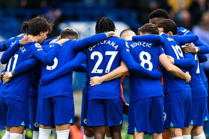 <p>Ket. Foto: Skuad Pemain Chelsea FC (Foto/Instagram/@chelseafc)</p>
