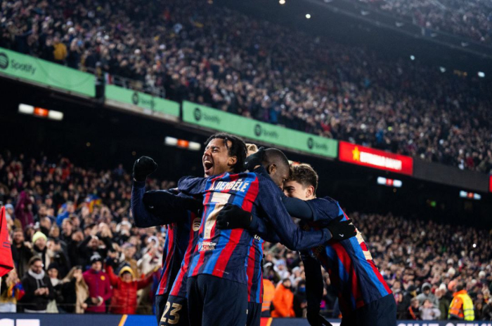 <p>Ket. Foto: Para Pemain Barcelona (Foto/Twitter/@BarcaUniversal)</p>
