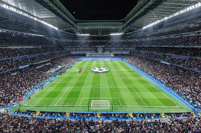 <p>Ket. Foto: Stadion Santiago Bernabeu yang merupakan markas dari tim Real Madrid, akan di rubah jelang menghadapi Manchester City (Foto/Instagram/@realmadrid)</p>
