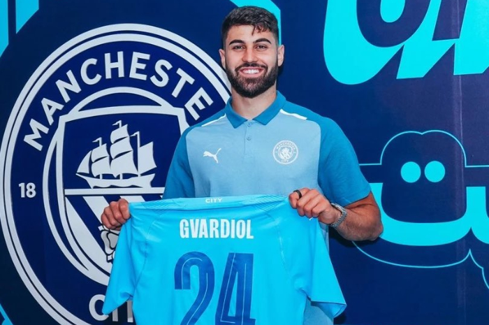 <p>Ket Foto: Foto Josko Gvardiol menggunakan nomor punggung 24 (Foto/Twitter/@idextratime)</p>
