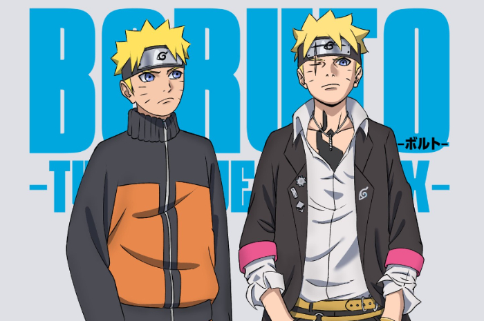 <p>Ket Foto: Foto art dari Boruto dan Naruto (Foto/Twitter/@wahyuu_draww)</p>
