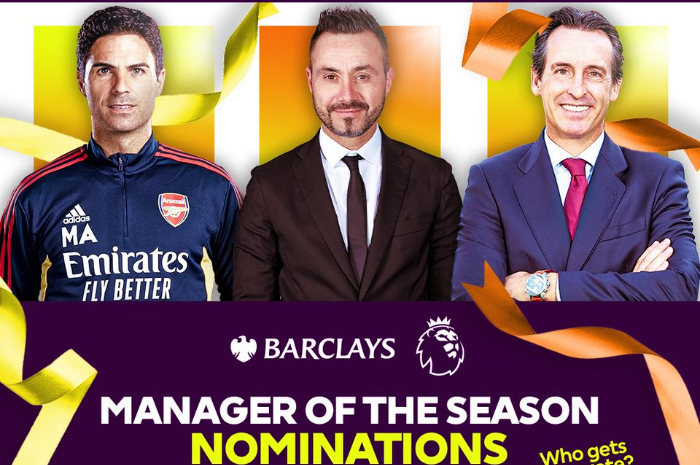 <p>Ket Foto: Foto para nominasi pelatih terbaik di Premier League (Foto/Twitter/Premier League)</p>
