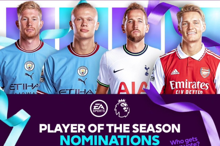 <p>Ket Foto: Foto para nominasi pemain terbaik musim ini di Premier League (Foto/Twitter/Premier League)</p>
