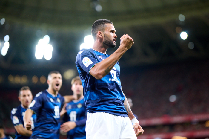 <p>Ket Foto: Foto Willian Jose yang cetak gol penentu kemenangan lawan Athletic Bilbao di lapangan dalam ajang La Liga (Foto/Twitter/Real Betis)</p>
