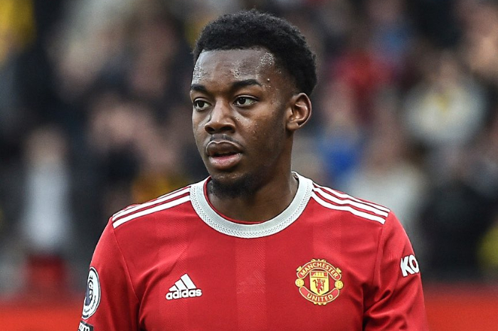 <p>Ket Foto: Foto Anthony Elanga saat masih di Man United (Foto/Twitter/@idextratime)</p>
