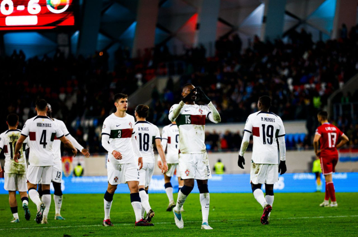 <p>Ket. Foto: Para Pemain Portugal (Foto/Twitter/@selecaoportugal)</p>
