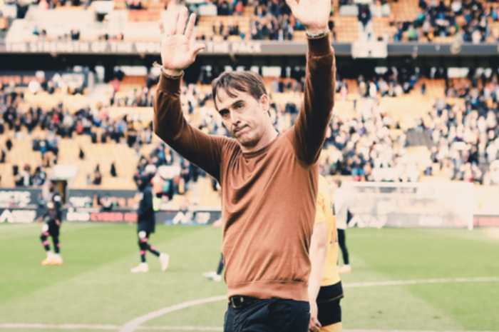 <p>Ket Foto: Foto Pelatih Wolves, Lopetegui, di lapangan (Foto/Twitter/Wolves)</p>

