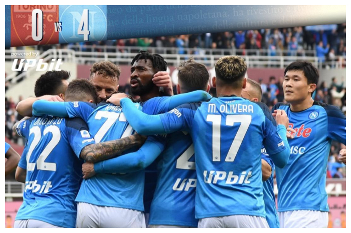 <p>Ket Foto: Kemenangan telak Napoli atas Torino (Foto/Twitter/SSCNapoli)</p>
