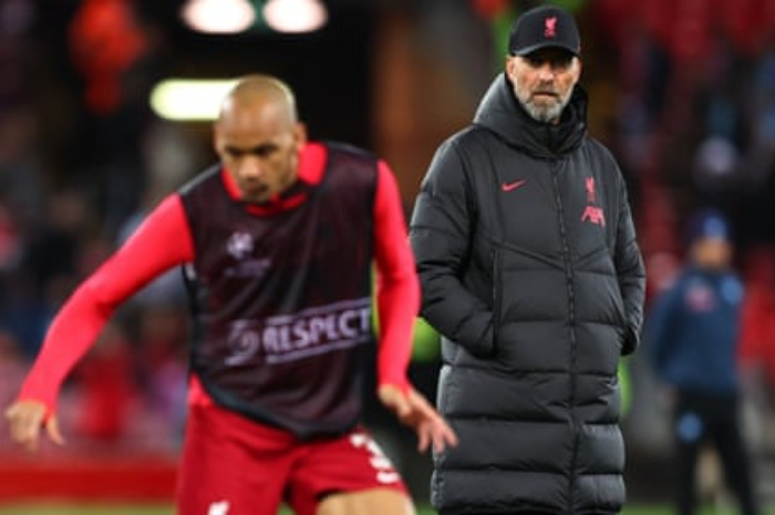 <p>Keterangan Foto: Klopp dan Fabinho, (Foto:/Instagram/Robbie Jay)</p>
