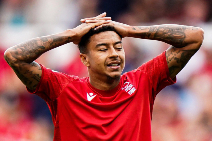 <p>Ket Foto: Foto pemain Nottingham Forest yang akan meninggalkan klub, Jesse Lingard (Foto/Twitter/@idextratime)</p>
