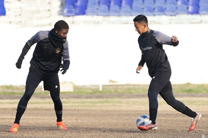 <p>Ket. Foto: Pemain Timnas Indonesia U-20 Melakukan Latihan (Foto/Istagram/@pssi)</p>
