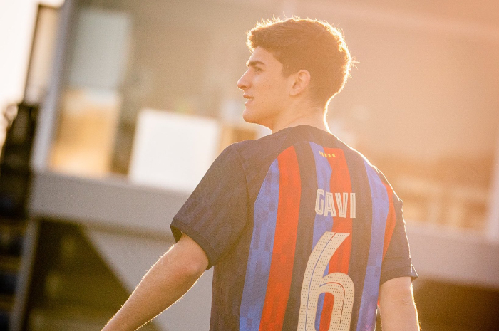 <p>Ket Foto: Foto pemain Barcelona, Gavi yang akan jadi pemain Utama La Liga (Foto/Twitter/@idextratime)</p>
