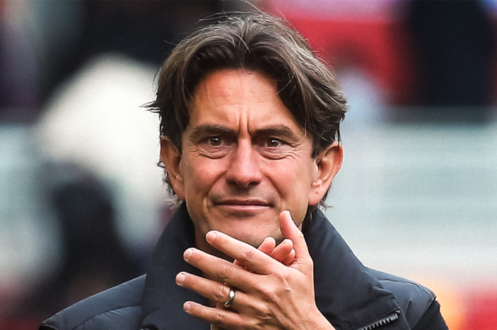 <p>Ket Foto: Foto pelatih Brentford, Thomas Frank (Foto/Twitter/Brentford)</p>
