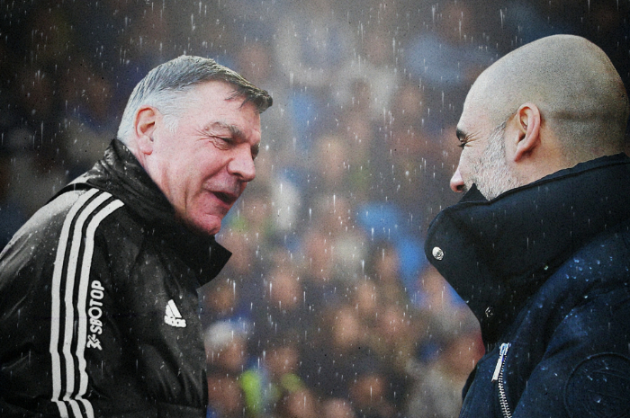 <p>Ket Foto: Foto manager Leeds dan Manchester City sedang bertemu di lapangan (Foto/Twitter/Leeds)</p>
