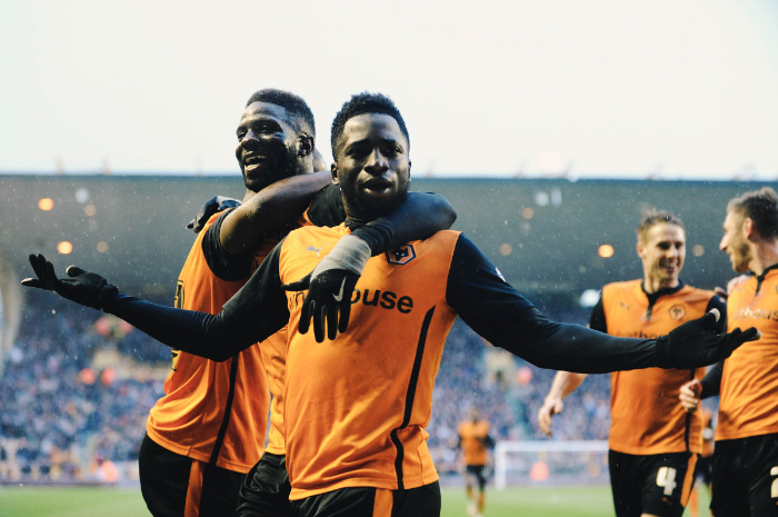 <p>Ket Foto: Foto para pemain Wolves di lapangan saat mereka memenangkan pertandingan (Foto/Twitter/Wolves)</p>
