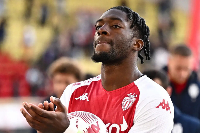 <p>Ket Foto: Foto pemain AS Monaco, Axel Disasi yang diminati Manchester United (Foto/Twitter/@idextratime)</p>
