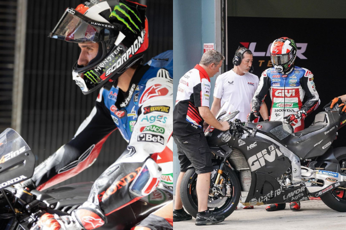 <p>Ket. Foto: Pembalap MotoGP Alex Rins Bersama Tim LCR Honda (Foto/Instagram/@alexrins)</p>
