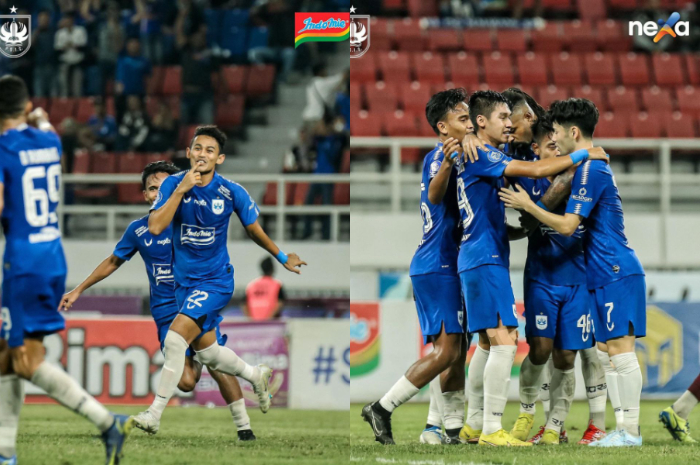 <p>Ket. Foto: Para pemain PSIS Semarang ketika di pertandingan melawan PSM Makassar di BRI Liga 1 (Foto/Instagram/@psisfcofficial)</p>
