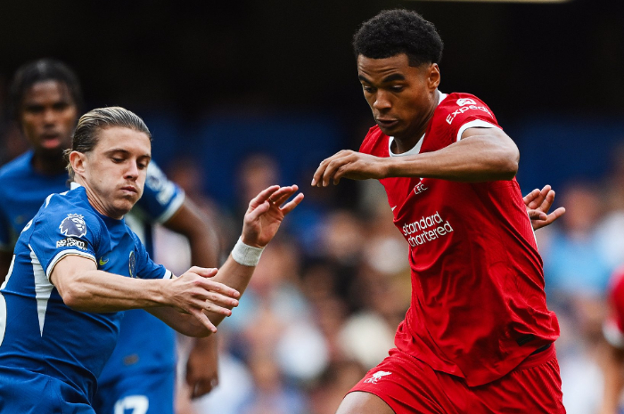 <p>Ket Foto: Foto duel antara Chelsea vs Liverpool (Foto/Twitter/@idextratime)</p>
