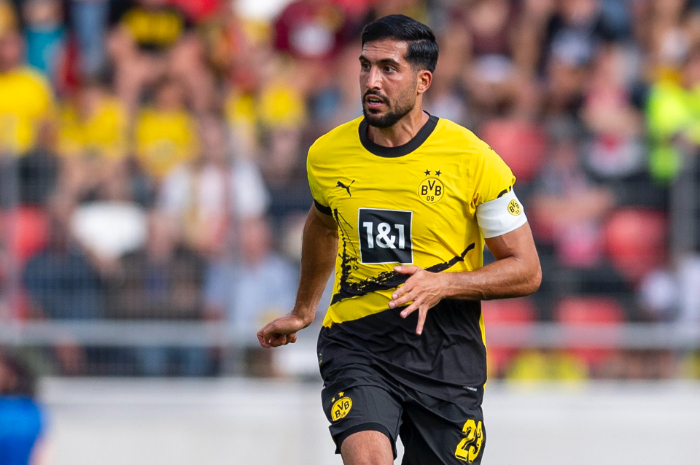 <p>Ket Foto: Foto Emre Can yang kini ditunjuk sebagai kapten Dortmund (Foto/Twitter/@idextratime)</p>
