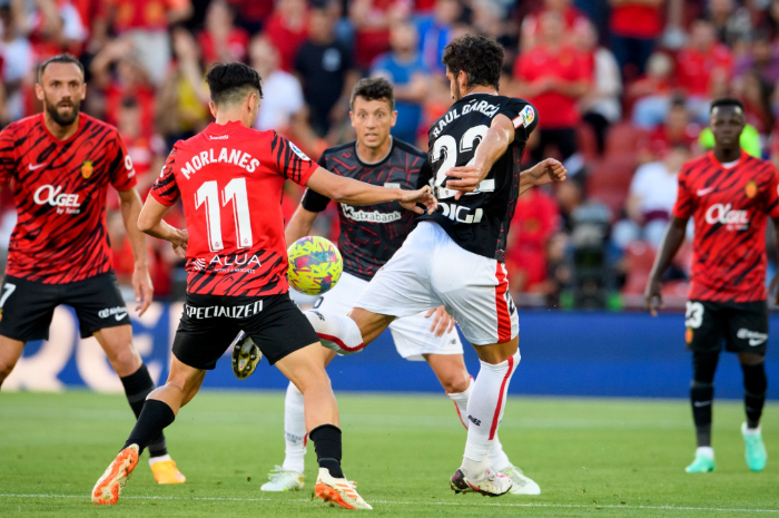 <p>Ket Foto: Foto skuad Mallorca vs Athletic Bilbao, sedang duel di lapangan (Foto/Twitter/Athletic Club)</p>
