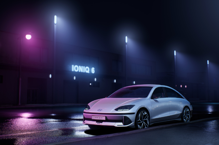 <p>Ket Foto: Foto Mobil terbaru Hyundai, Ioniq 6 (Foto/Twitter/Hyundai USA)</p>

