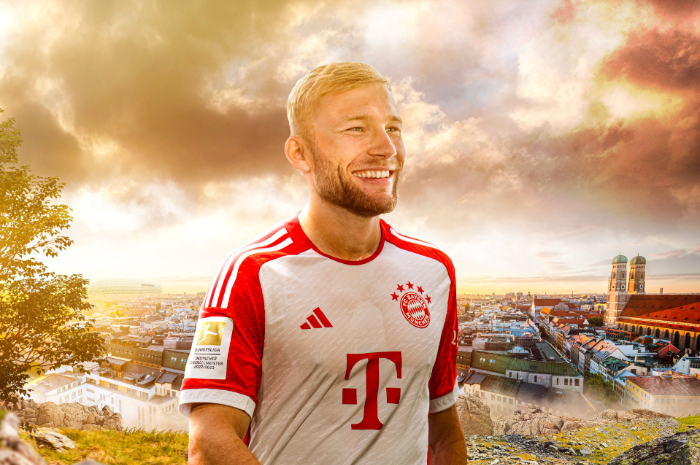 <p>Ket Foto: Foto Konrad Laimer yang akan bergabung dengan Bayern Munchen (Foto/Twitter/@idextratime)</p>
