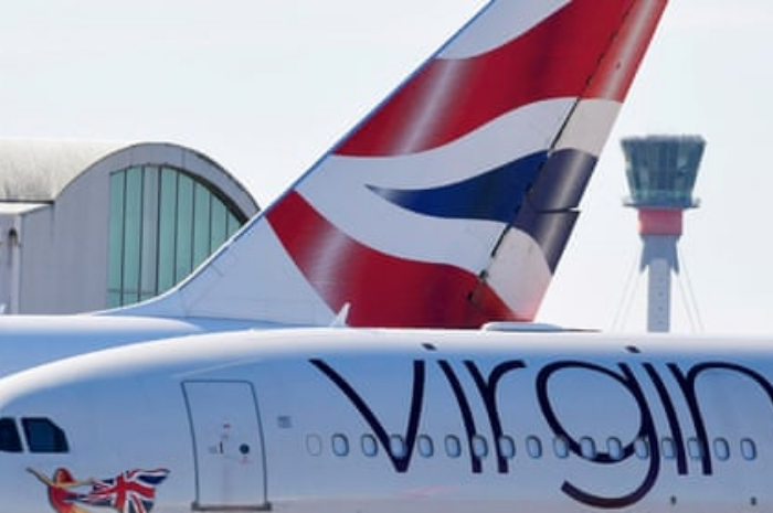 <p>Keterangan Foto: Maspakai Virgin Atlantic, (Foto:/Instagram/@Toby Melville)</p>
