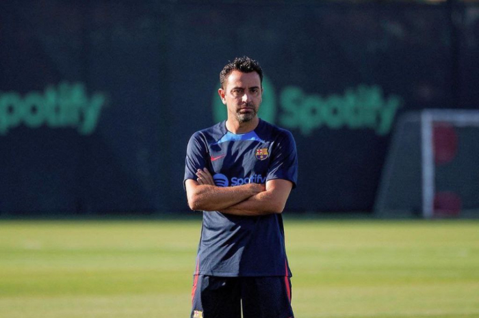 <p>Ket. Foto: Xavi Hernandez Manajer Barcelona (Foto/Instagram/@xavi)</p>
