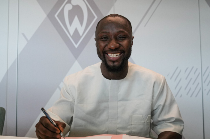 <p>Ket Foto: Foto Naby Keita yang tandatangani kontrak ke Werder Bremen (Foto/Twitter/@idextratime)</p>
